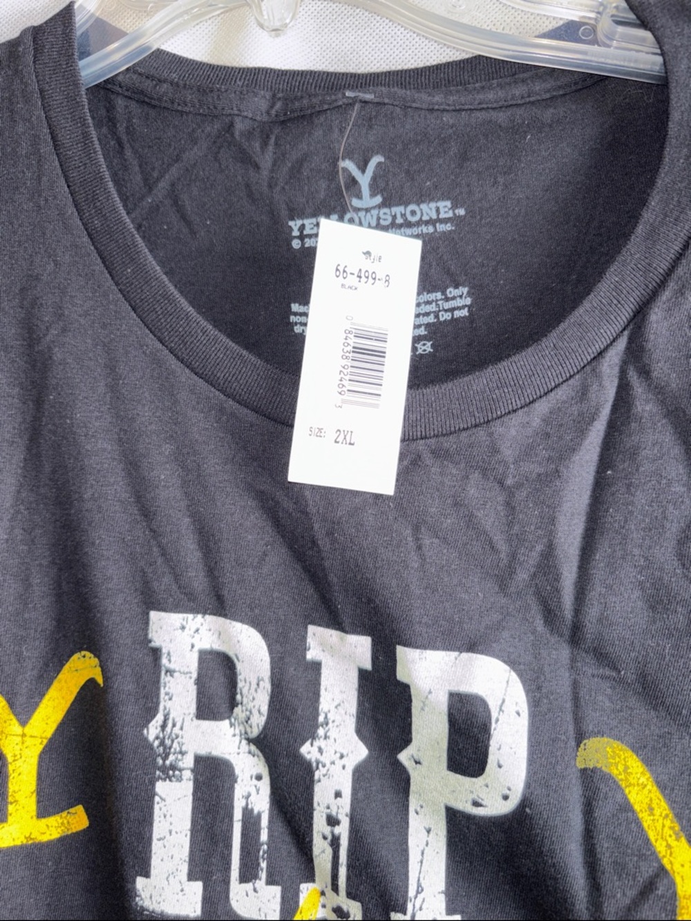 Yellowstone Black 'Rip Ranch Hand' Graphic Tee - Picture 4 of 7